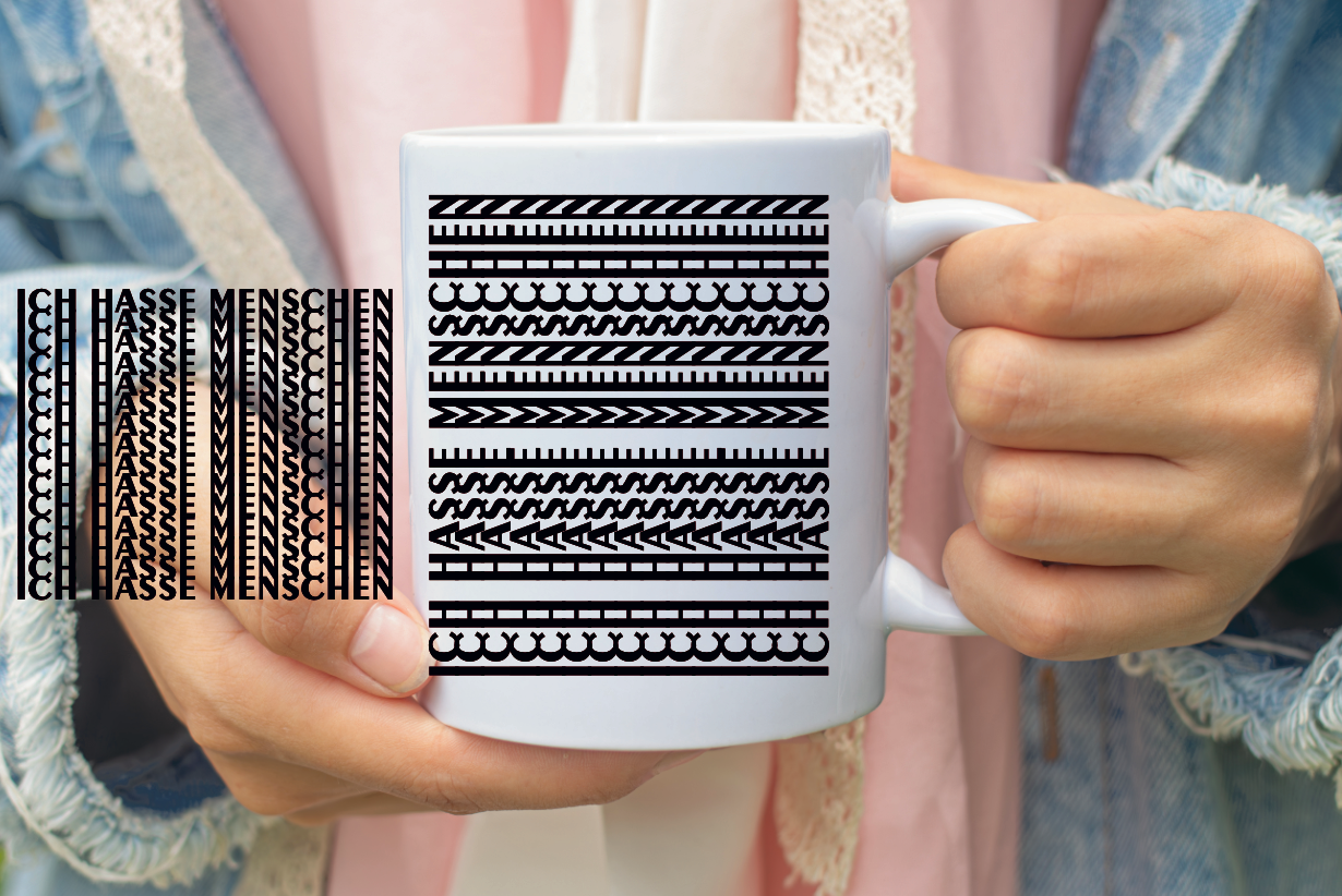 Tasse Ich Hasse Menschen 90 Grad Farbwahl