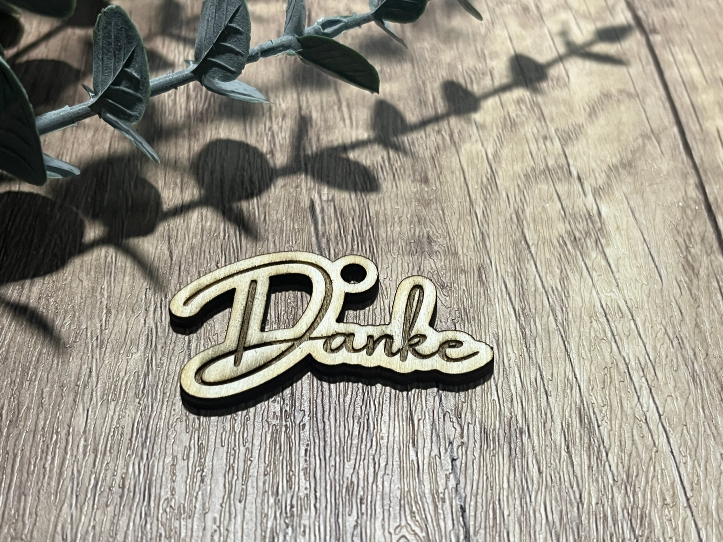 Holz Geschenkanhänger Danke, Alles Liebe, Frohe Ostern, Für dich