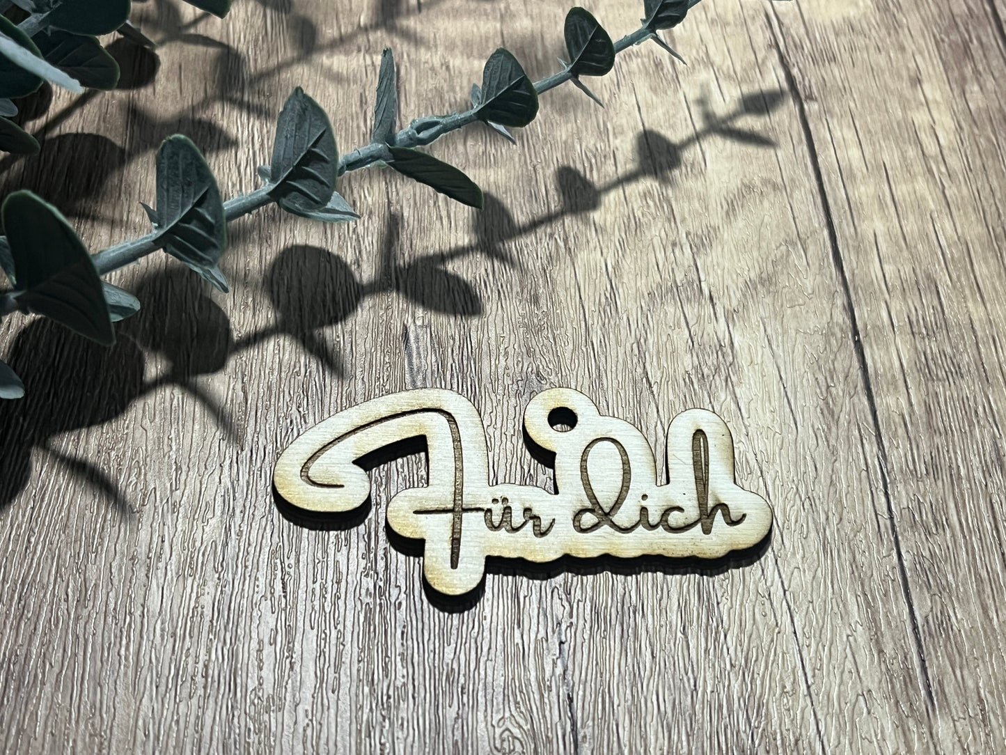 Holz Geschenkanhänger Danke, Alles Liebe, Frohe Ostern, Für dich
