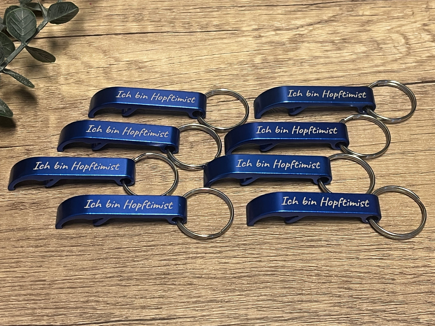 Flaschenöffner 2 in 1 Dosenöffner als Schlüsselanhänger mit Gravur Geschenk Geschenkidee in verschiedenen Farben Aluminium freie Farbwahl