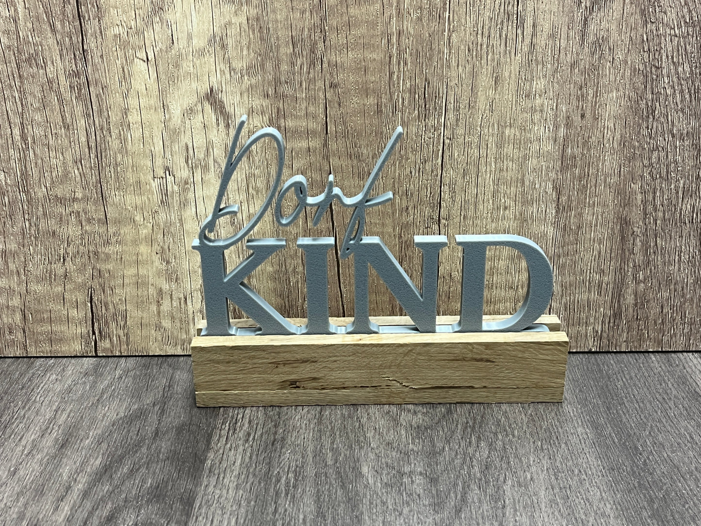 Dorfkind in Wunschfarbe Klötzchen Schriftzug 3D Dekoration Aufsteller in verschiedenen Farben