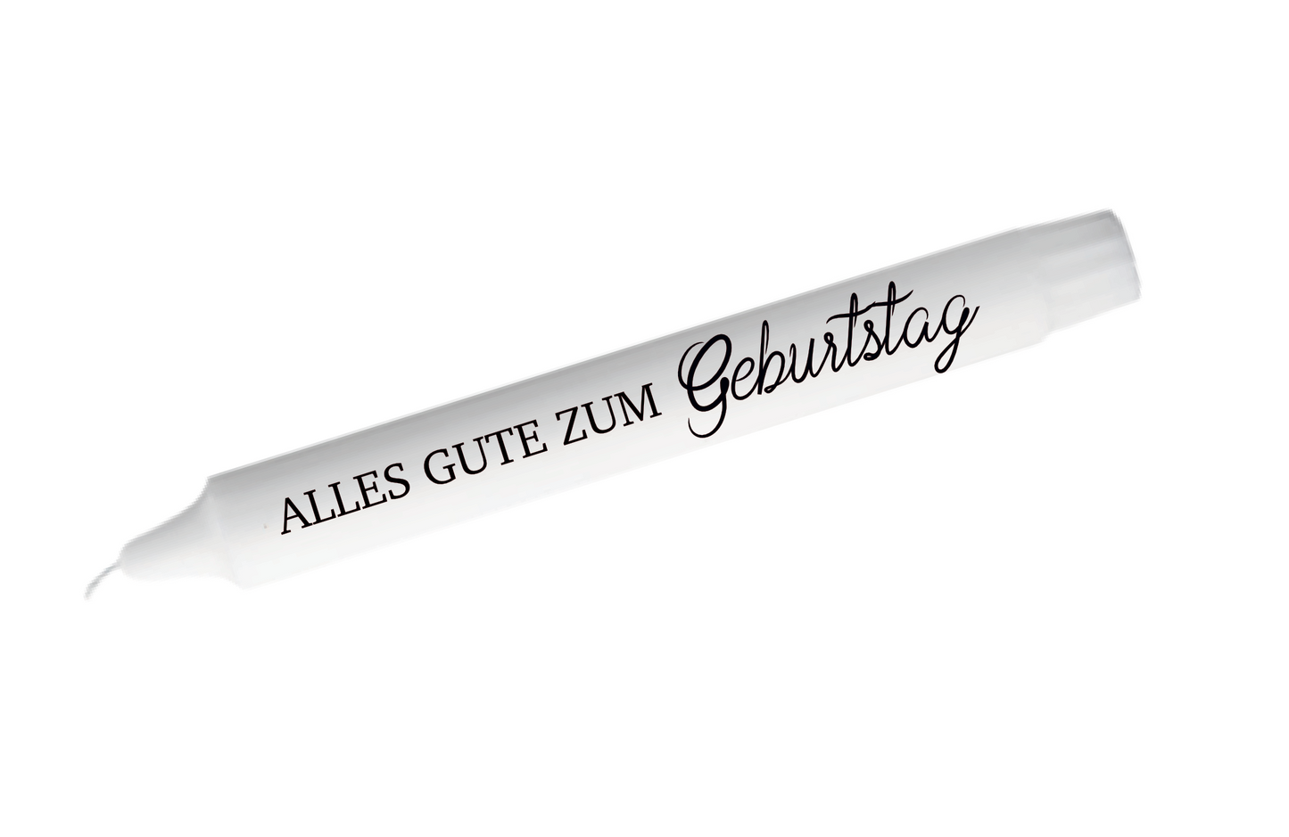 Kerze Herzlichen Glückwunsch Lass dich feiern freie Wahl