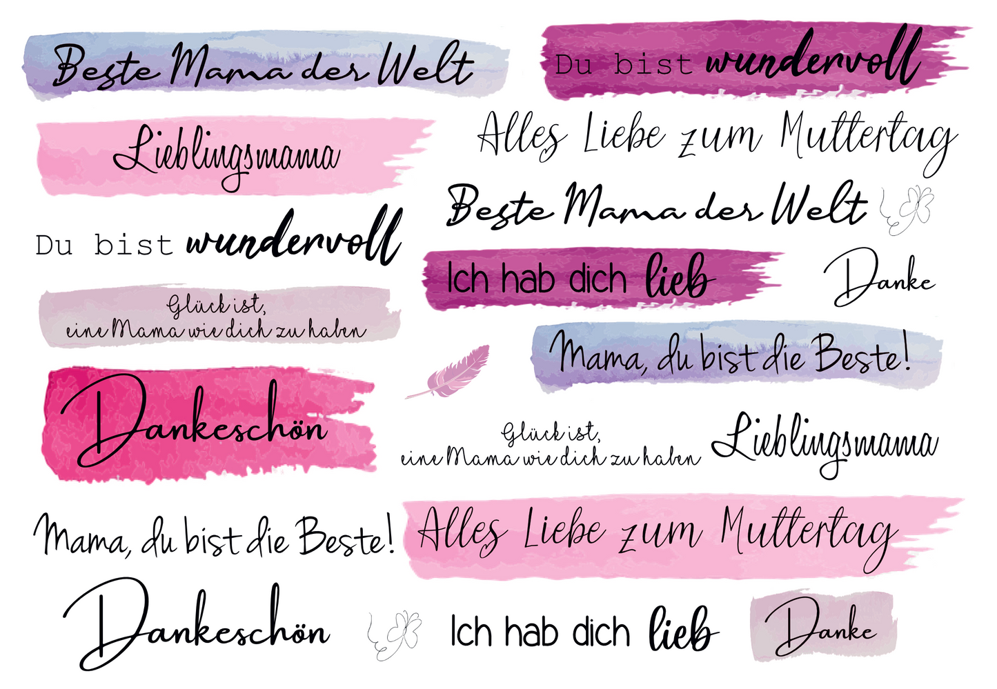 Kerzentattoos - Mama