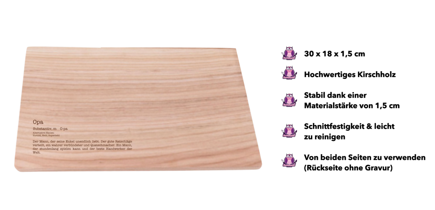 Frühstücksbrett Opa Definition Synonym