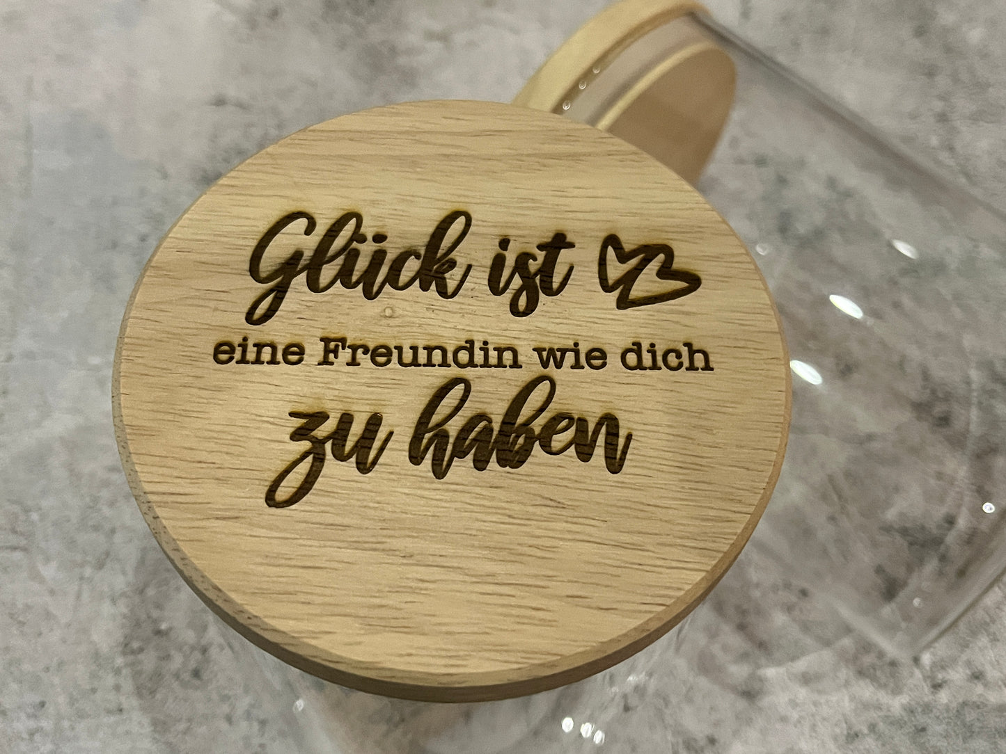 Vorratsglas - Glück ist eine Freundin wie dich zu haben
