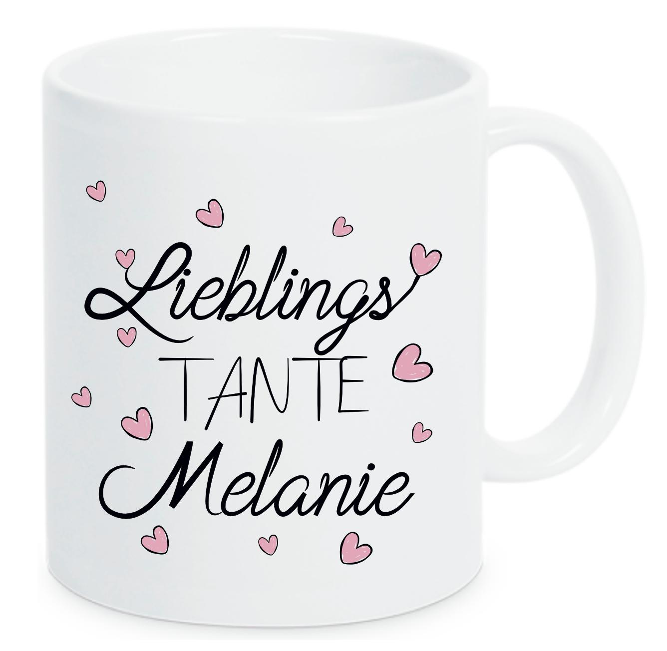 Tasse Lieblings Tante mit Name Farbwahl