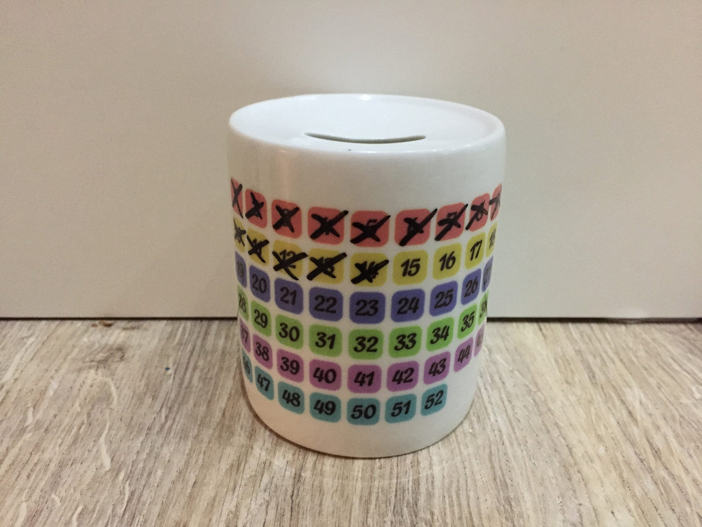 Wochenspardose Sparen Made in Germany Geschenk Bunt