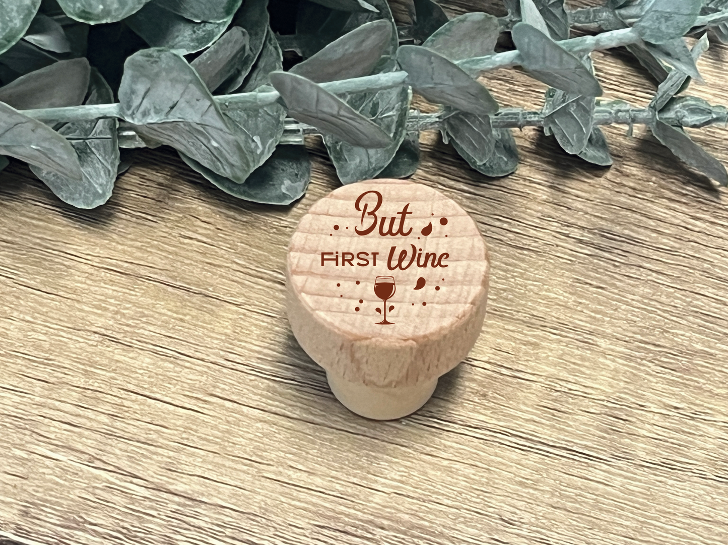 Korken It´s Wine o Clock witzige Sprüche Weinkorken Sektkorken wiederverwendbar