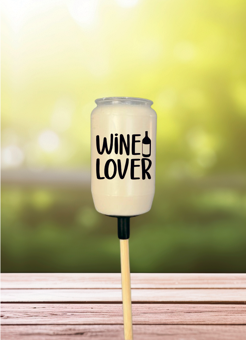 Gartenfackel Wein 2 Wine Lover Wine Time Save Water drink Wine