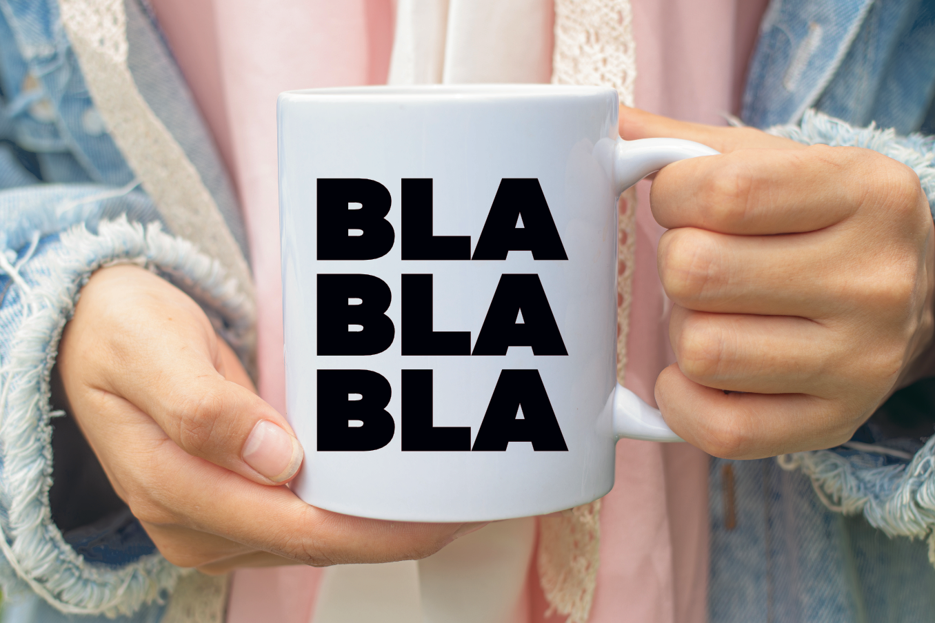 Tasse BLA BLA BLA Farbwahl