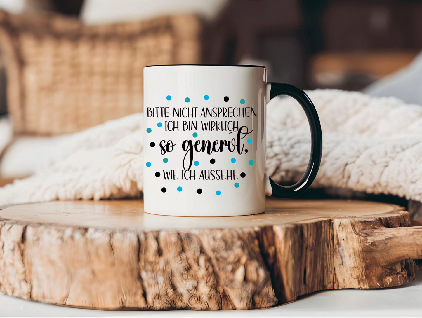 Tasse Bitte nicht ansprechen, ich bin wirklich so genervt wie ich aussehe