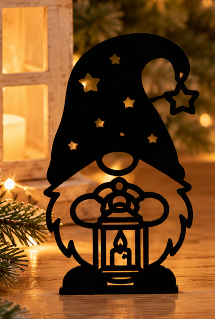Moderne Wichtel Herbstdeko Weihnachtsdeko | 3D gedruckte Deko | Farbwahl in verschiedenen Größen