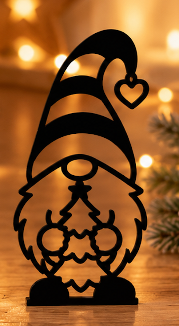 Moderne Wichtel Herbstdeko Weihnachtsdeko | 3D gedruckte Deko | Farbwahl in verschiedenen Größen