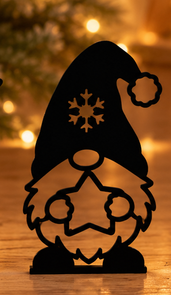 Moderne Wichtel Herbstdeko Weihnachtsdeko | 3D gedruckte Deko | Farbwahl in verschiedenen Größen