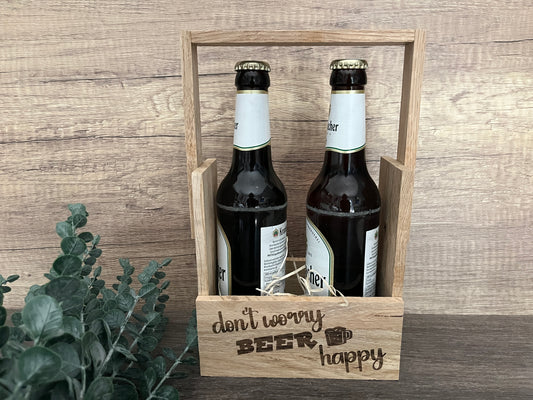 don´t worry beer happy Männerhandtasche Geschenk für Männer
