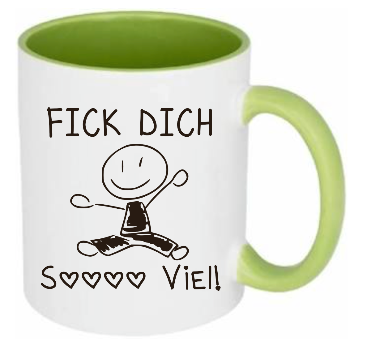Tasse Fick Dich sooooo viel! Farbwahl