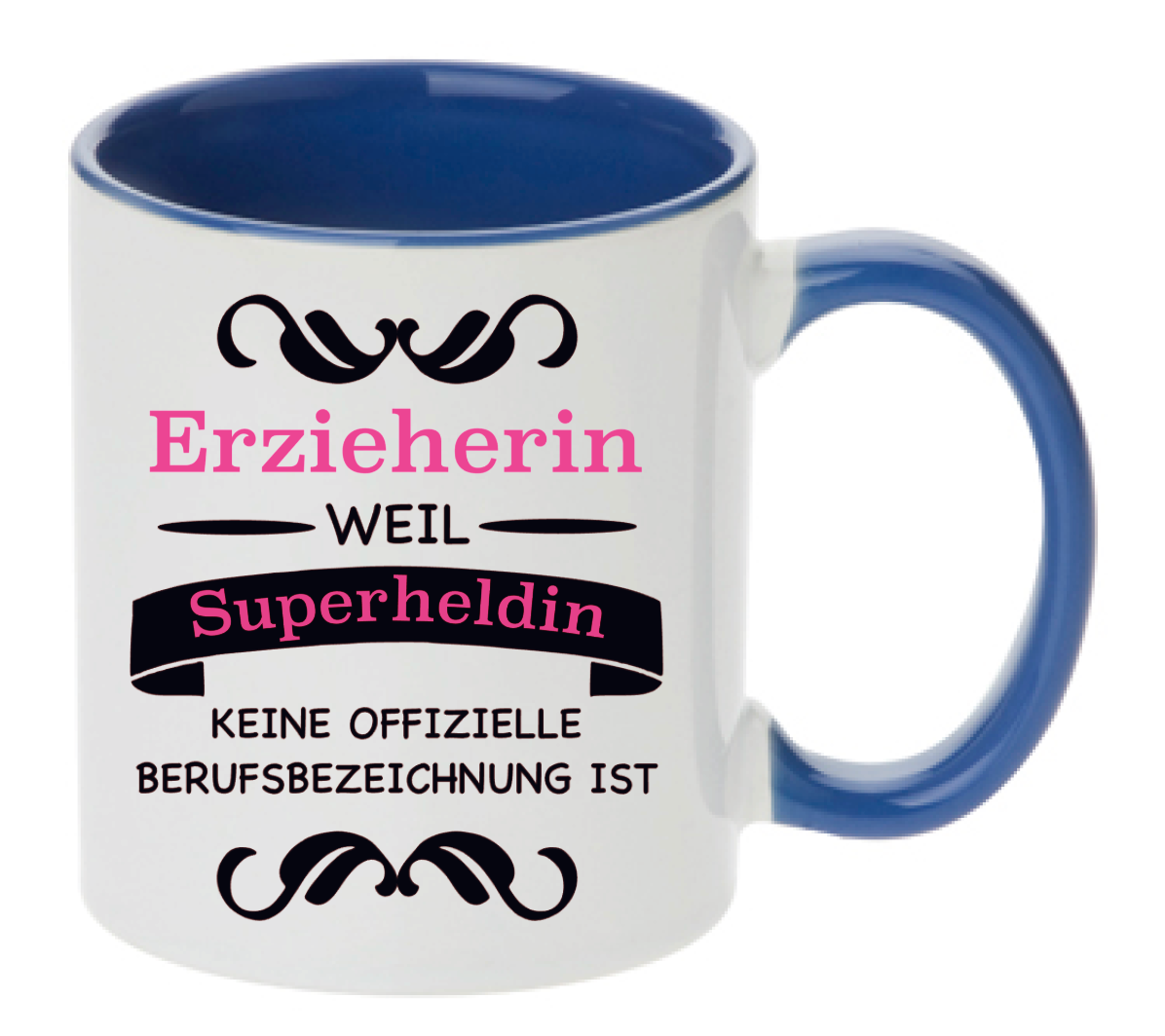 Shirtracer Baumwolltasche – Spruch „Erzieher, Weil Superheld Keine Offizielle Berufsbezeichnung Ist“