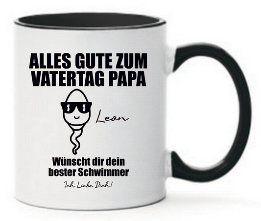 Tasse Alles gute zum Vatertag Sperma