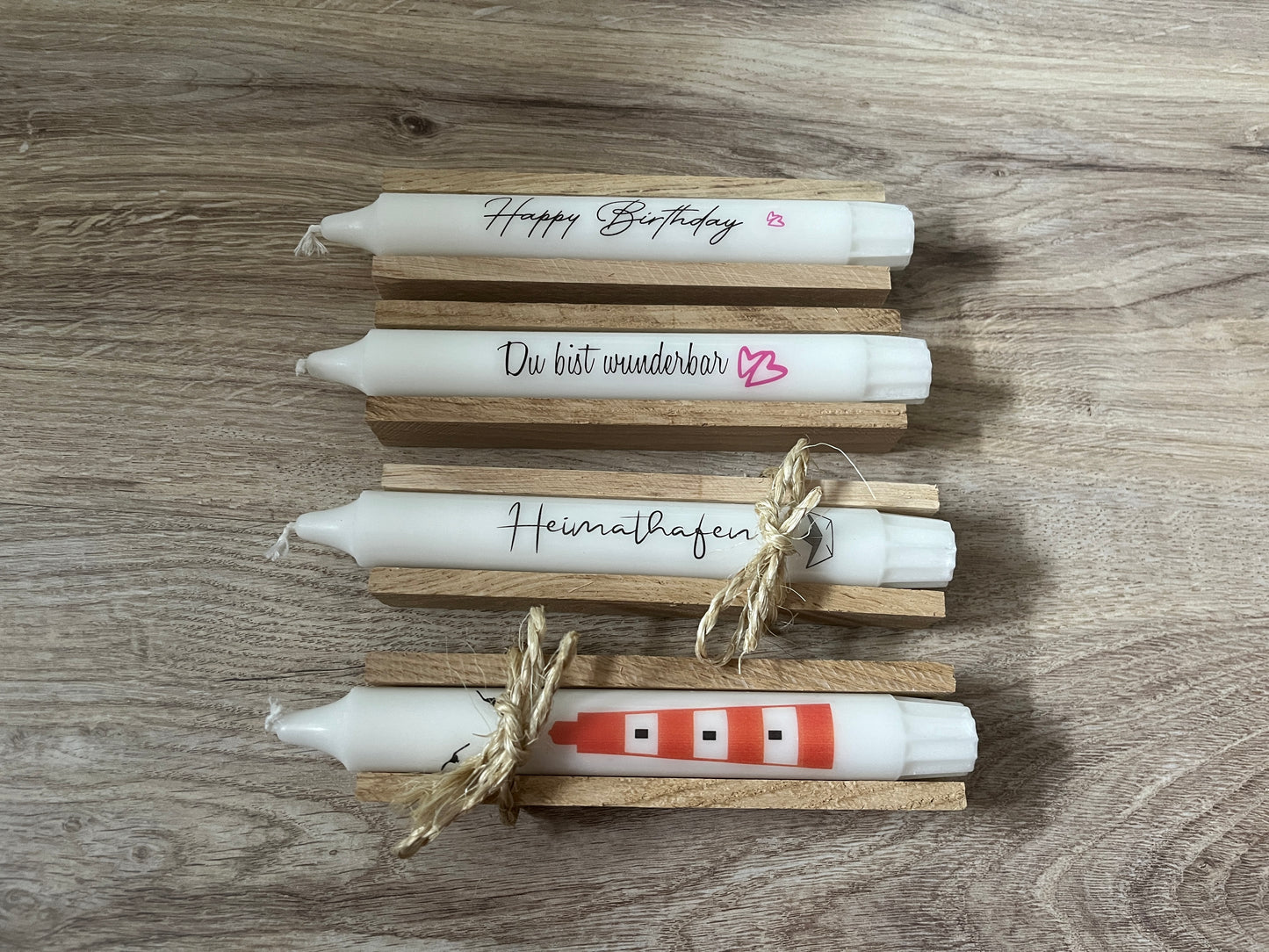 1er Kerzenverpackung Rohling für Stabkerzen