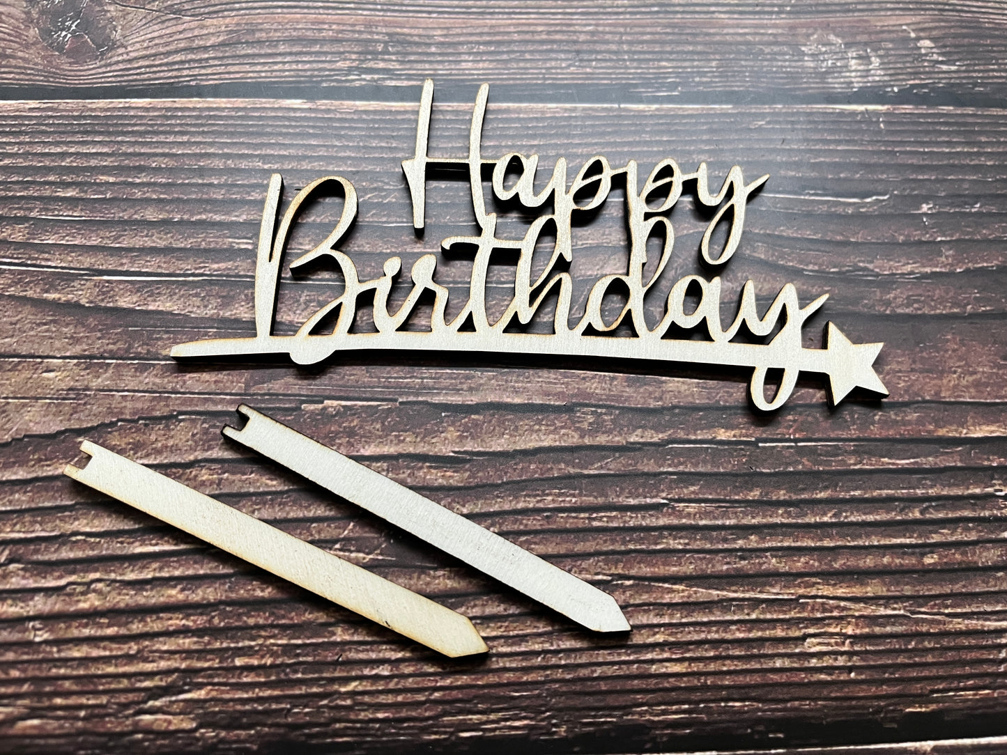 Cake Topper Happy Birthday verschiedene Designs