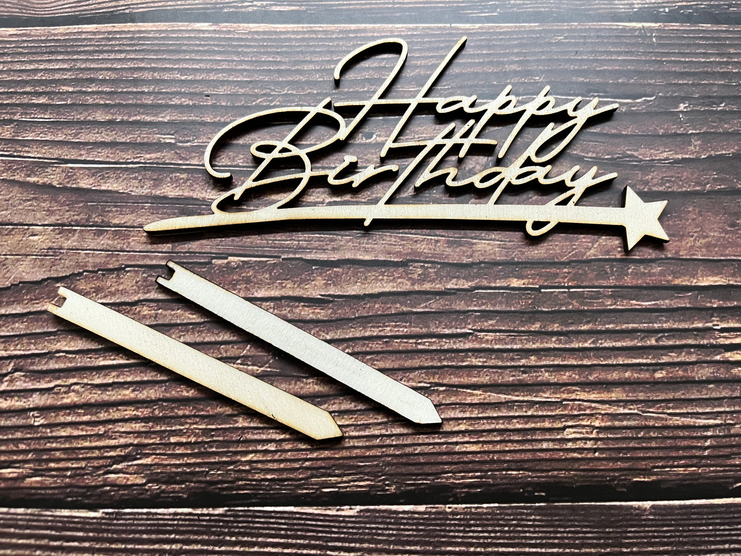 Cake Topper Happy Birthday verschiedene Designs