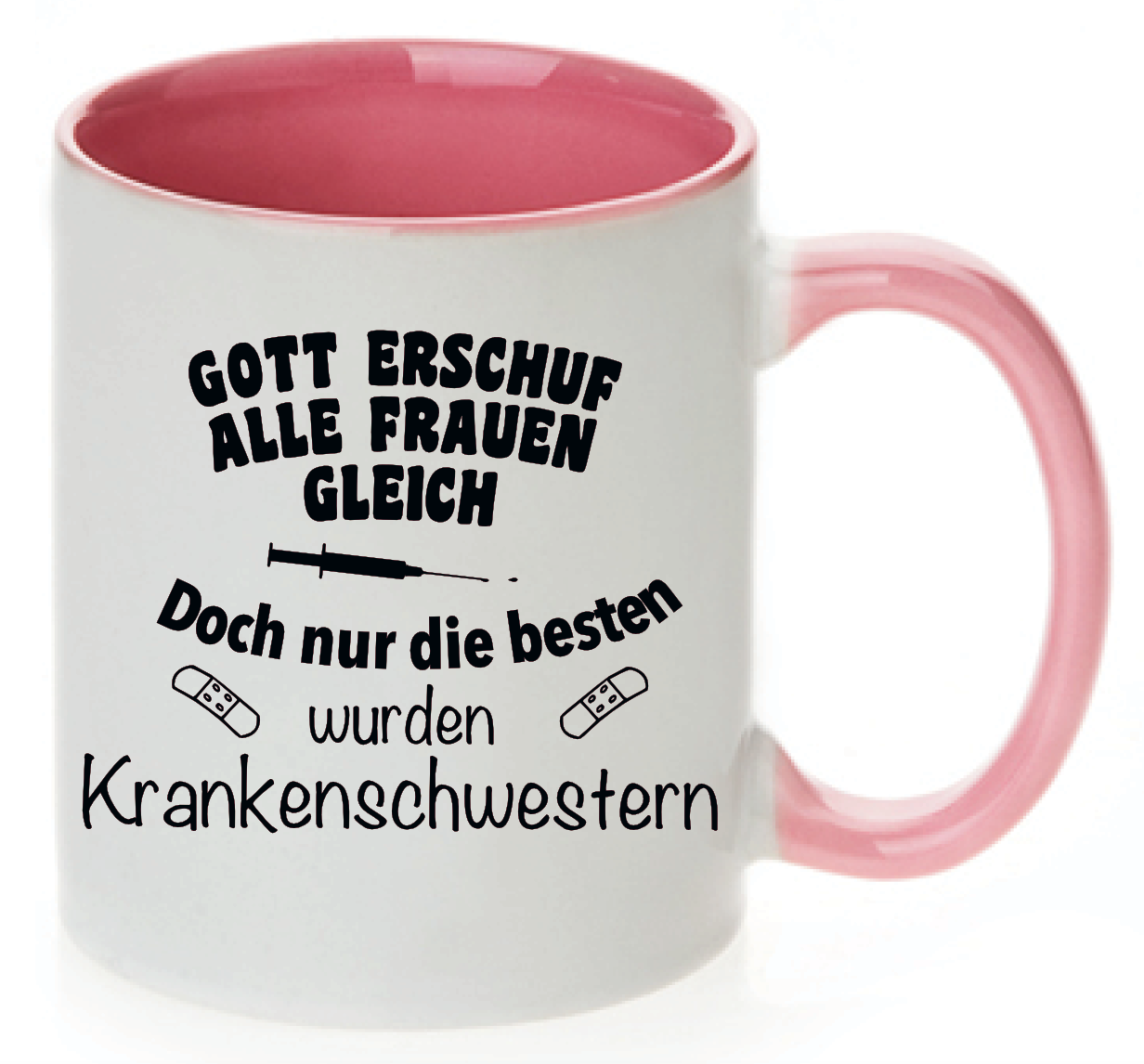 Tasse Gott erschuf alle Frauen gleich Doch nur die besten wurden Krankenschwestern Farbwahl