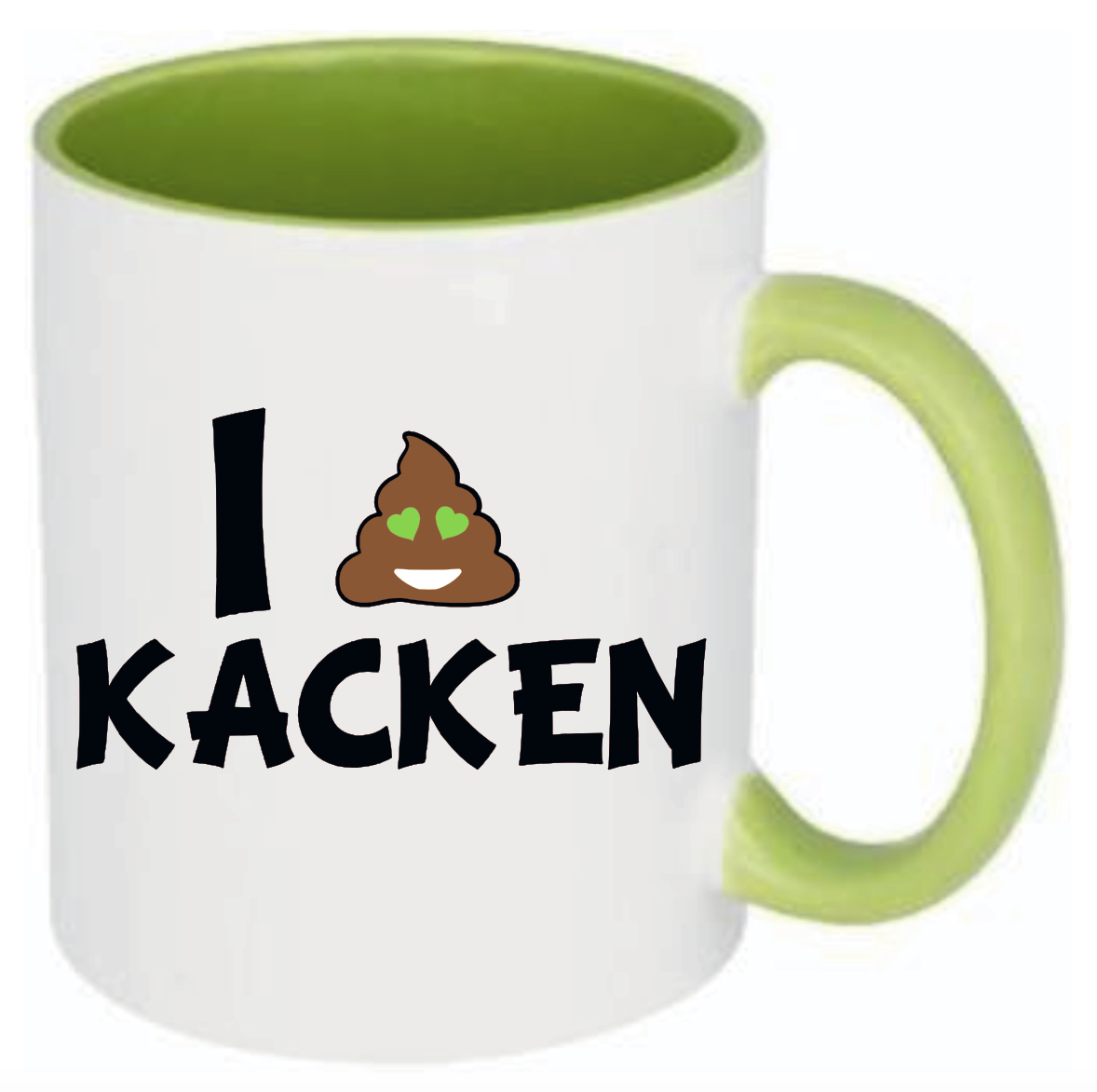 Tasse I Love Kacken Farbwahl