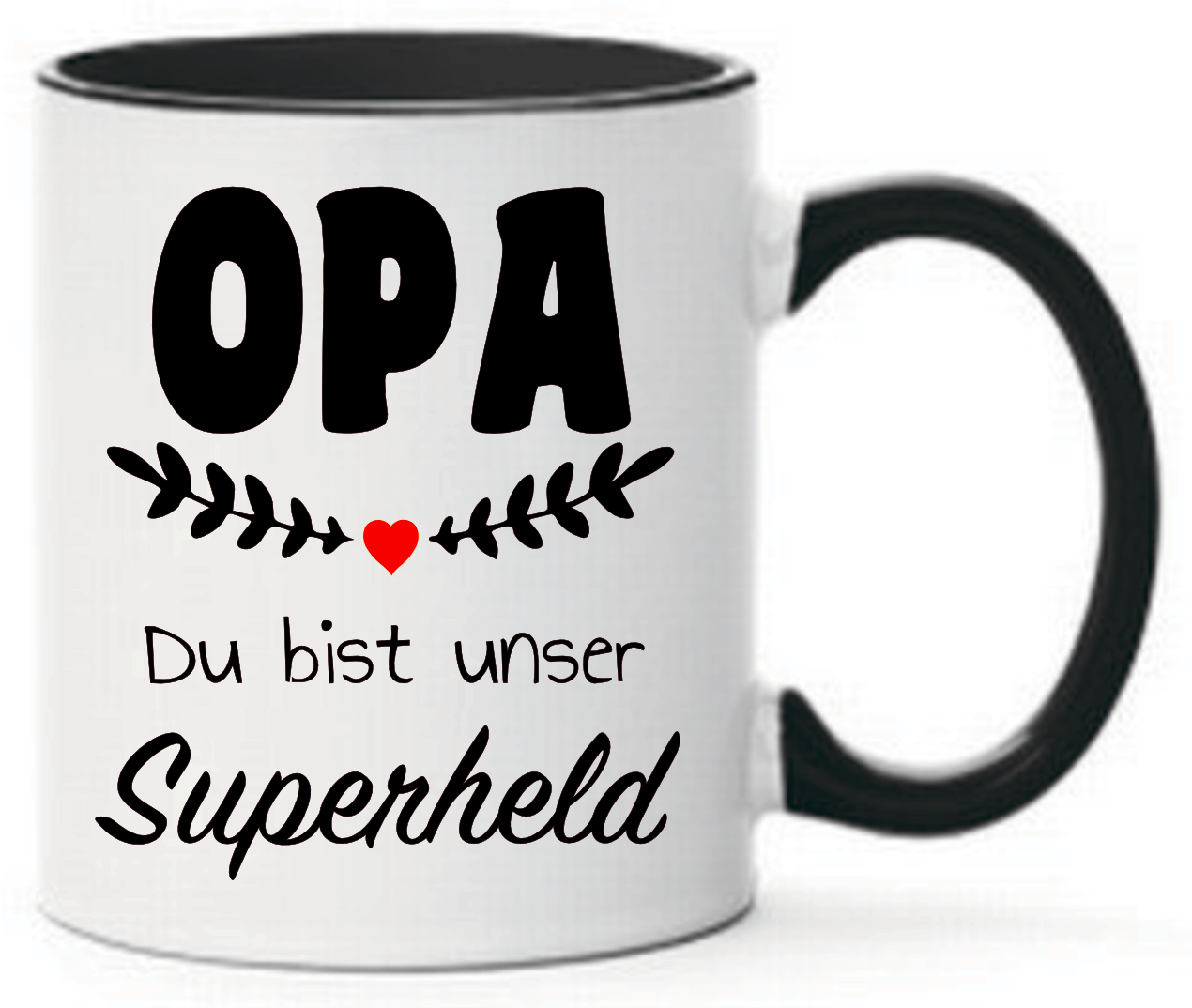 Tasse Opa Du bist unser Superheld Farbwahl