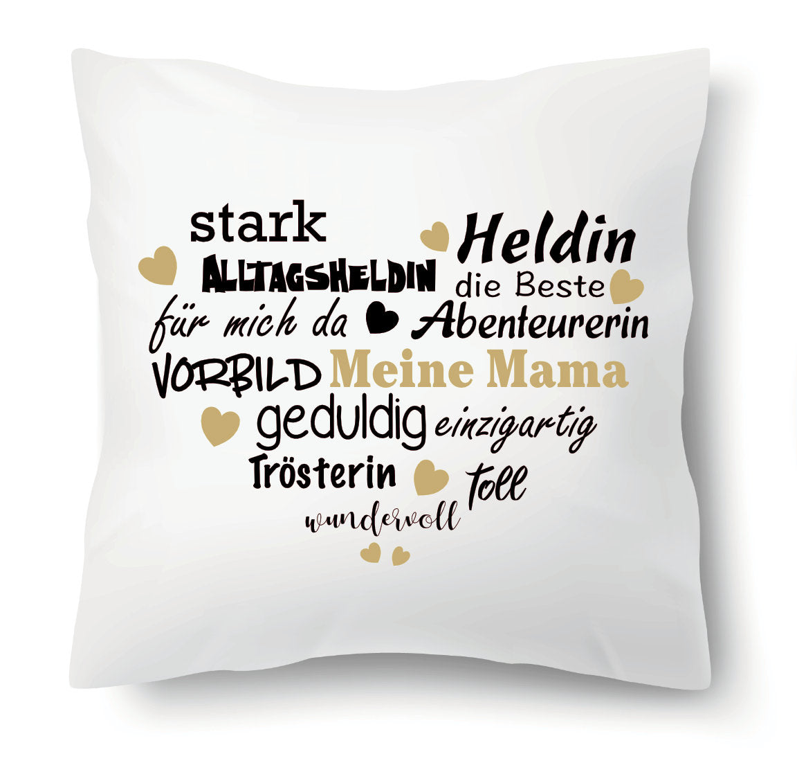 Kissen - Meine Mama Geschenk Alltagsheldin Herz